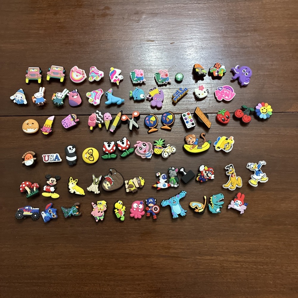 Shoe Charms 70 Piece Lot for Crocs  Decoration
